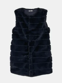 GATE Długa kamizelka z imitacji futra| Kurtki I Płaszcze·Kamizelki|Kurtki I Płaszcze·Pikowana Kurtka