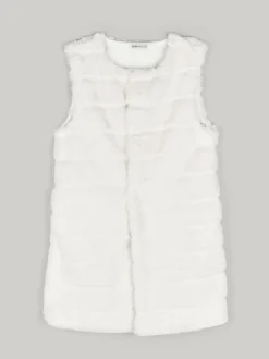 GATE Długa kamizelka z imitacji futra| Kurtki I Płaszcze·Kamizelki|Kurtki I Płaszcze·Pikowana Kurtka