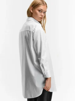 GATE Długa koszula z nadrukiem|Damskie Koszulki I Topy·Koszule Damskie