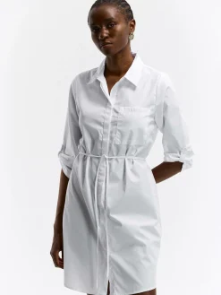 GATE Długa koszula z paskiem|Damskie Koszulki I Topy·Koszule Damskie