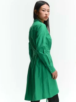 GATE Długa koszula z paskiem|Damskie Koszulki I Topy·Koszule Damskie