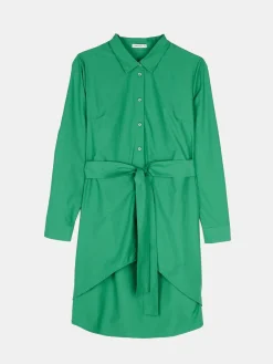 GATE Długa koszula z paskiem|Damskie Koszulki I Topy·Koszule Damskie