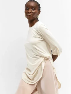 GATE Długa koszulka ze 3/4 rękawem| Koszulki I Topy·Koszulki