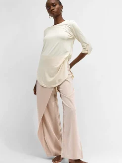 GATE Długa koszulka ze 3/4 rękawem| Koszulki I Topy·Koszulki