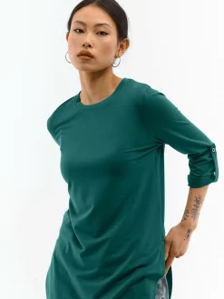 GATE Długa koszulka ze 3/4 rękawem| Koszulki I Topy·Koszulki