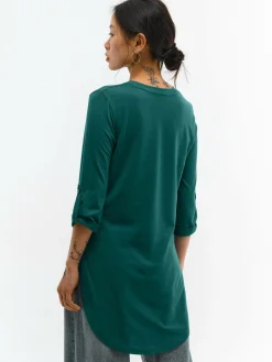 GATE Długa koszulka ze 3/4 rękawem| Koszulki I Topy·Koszulki