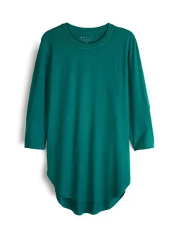 GATE Długa koszulka ze 3/4 rękawem| Koszulki I Topy·Koszulki