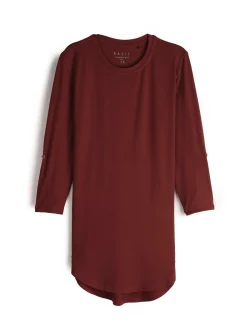 GATE Długa koszulka ze 3/4 rękawem| Koszulki I Topy·Koszulki