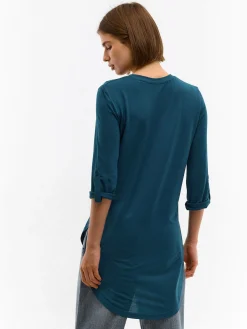 GATE Długa koszulka ze 3/4 rękawem| Koszulki I Topy·Koszulki