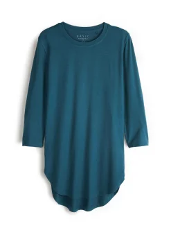 GATE Długa koszulka ze 3/4 rękawem| Koszulki I Topy·Koszulki