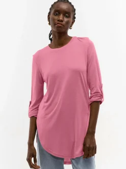 GATE Długa koszulka ze 3/4 rękawem| Koszulki I Topy·Koszulki