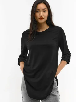 GATE Długa koszulka ze 3/4 rękawem| Koszulki I Topy·Koszulki