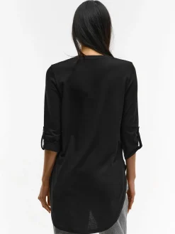 GATE Długa koszulka ze 3/4 rękawem| Koszulki I Topy·Koszulki