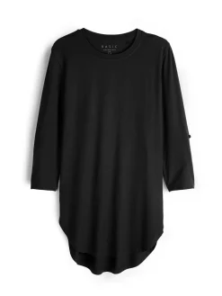 GATE Długa koszulka ze 3/4 rękawem| Koszulki I Topy·Koszulki