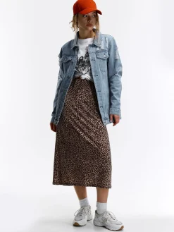 GATE Długa kurtka dżinsowa| Kurtki I Płaszcze·Kurtki Przejściowe