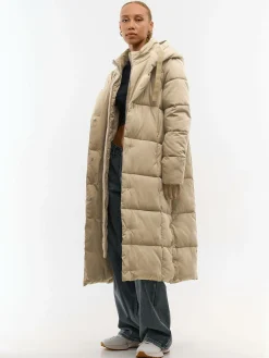 GATE Długa kurtka zimowa z kapturem| Kurtki I Płaszcze·Kurtki Zimowe|Kurtki I Płaszcze·Pikowana Kurtka