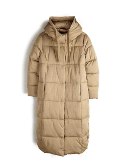 GATE Długa kurtka zimowa z kapturem| Kurtki I Płaszcze·Kurtki Zimowe|Kurtki I Płaszcze·Pikowana Kurtka