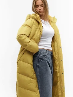 GATE Długa kurtka zimowa z kapturem| Kurtki I Płaszcze·Kurtki Zimowe|Kurtki I Płaszcze·Pikowana Kurtka