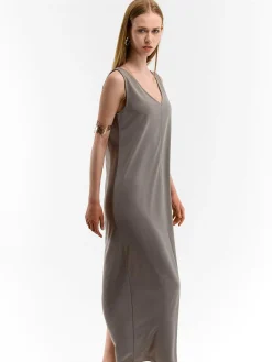 GATE Długa sukienka bez rękawów| Kategorie·Sukienki