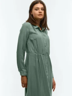 GATE Długa sukienka koszulowa| Kategorie·Sukienki