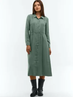 GATE Długa sukienka koszulowa| Kategorie·Sukienki