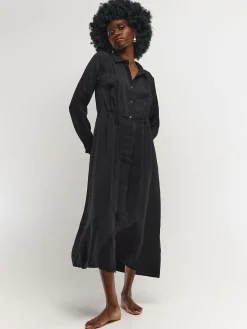 GATE Długa sukienka koszulowa| Kategorie·Sukienki