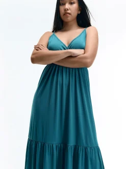 GATE Długa sukienka na ramiączkach| Kategorie·Sukienki