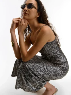 GATE Długa sukienka na ramiączkach| Kategorie·Sukienki