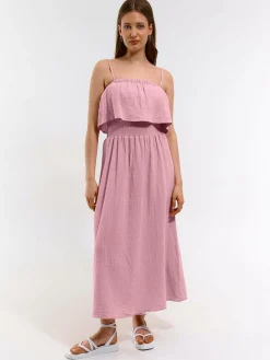 GATE Długa sukienka na ramiączkach| Kategorie·Sukienki