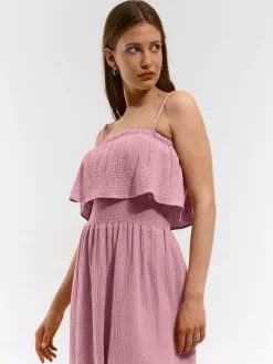 GATE Długa sukienka na ramiączkach| Kategorie·Sukienki