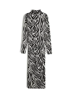 GATE Długa sukienka z nadrukiem| Kategorie·Sukienki