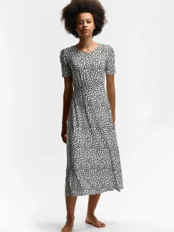 GATE Długa sukienka z nadrukiem| Kategorie·Sukienki