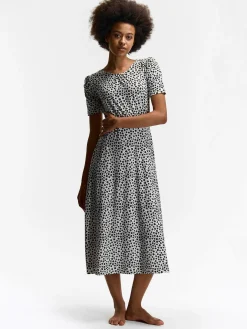 GATE Długa sukienka z nadrukiem| Kategorie·Sukienki