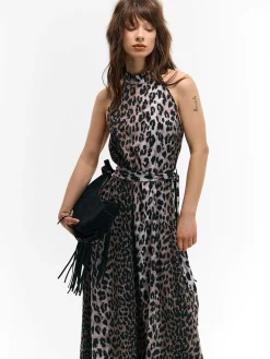 GATE Długa sukienka z nadrukiem| Kategorie·Sukienki