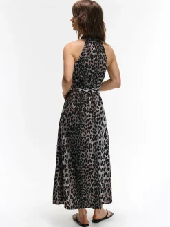 GATE Długa sukienka z nadrukiem| Kategorie·Sukienki