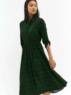 GATE Długa sukienka z nadrukiem| Kategorie·Sukienki