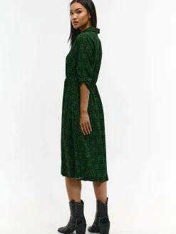 GATE Długa sukienka z nadrukiem| Kategorie·Sukienki