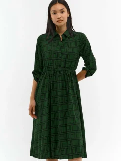 GATE Długa sukienka z nadrukiem| Kategorie·Sukienki