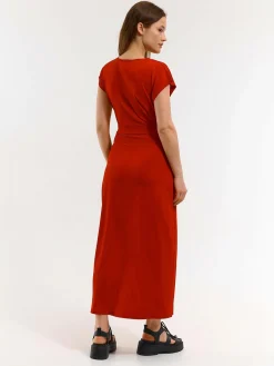 GATE Długa sukienka z paskiem| Kategorie·Sukienki