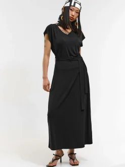 GATE Długa sukienka z paskiem| Kategorie·Sukienki