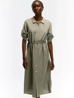 GATE Długa sukienka z wiskozy| Kategorie·Sukienki