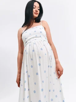 GATE Długa sukienka z wiskozy| Kategorie·Sukienki|Maternity