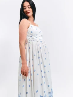 GATE Długa sukienka z wiskozy| Kategorie·Sukienki|Maternity