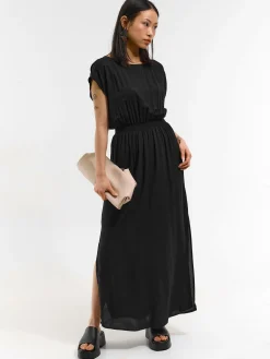 GATE Długa sukienka z wiskozy| Kategorie·Sukienki