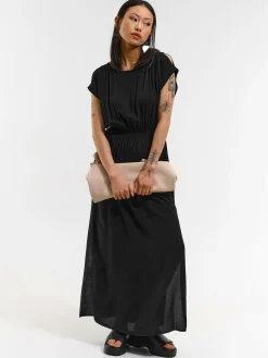 GATE Długa sukienka z wiskozy| Kategorie·Sukienki