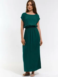 GATE Długa sukienka z wiskozy| Kategorie·Sukienki