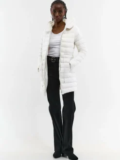 GATE Długa watowana kurtka z kapturem| Kurtki I Płaszcze·Kurtki Przejściowe|Kurtki I Płaszcze·Pikowana Kurtka