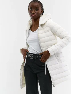 GATE Długa watowana kurtka z kapturem| Kurtki I Płaszcze·Kurtki Przejściowe|Kurtki I Płaszcze·Pikowana Kurtka