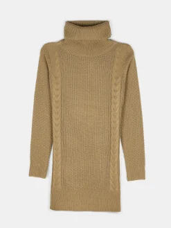 GATE Długi golf z plecionym wzorem| Swetry I Bluzy·Swetry