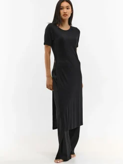 GATE Długi top z rozcięciem| Koszulki I Topy·Topy